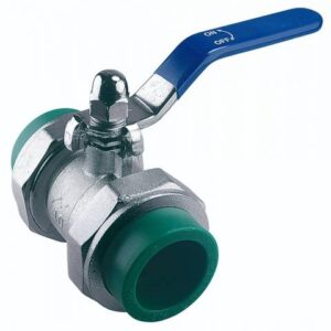 VALVULA FUSION 25MM C/ UNION DOBLE ESFERICA LATYN
