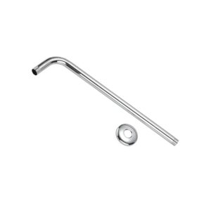 BRAZO LLUVIA 45 CM ACERO INOX 90° C/ ROSETA LATYN