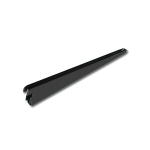 MENSULA RIEL DOBLE NEGRA 270 MM