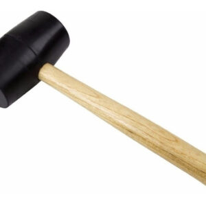 MAZA DE GOMA CABO DE MADERA 500 GR