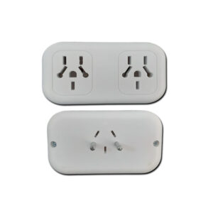 ADAPTADOR DOBLE 2 PATAS REDONDO