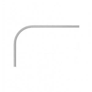 BARRAL CURVO ALUMINIO NATURAL 0.90 x 0.90 MT