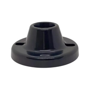 PORTALAMPARA RECTO FLORON NEGRO