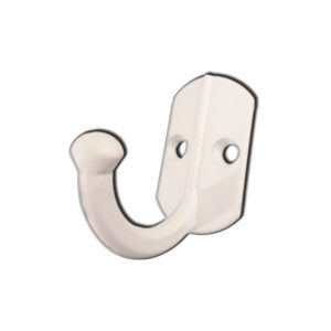 PERCHA SIMPLE ALUMINIO BLANCO