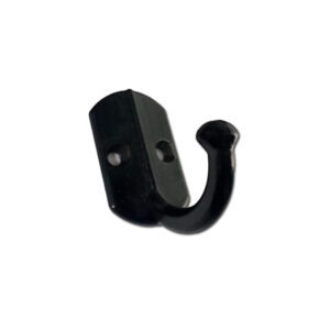 PERCHA SIMPLE ALUMINIO NEGRO