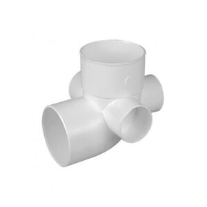 CODO PVC 90º 110MM C/ ACOMETIDA 3 ENTRADAS 3.2 MM