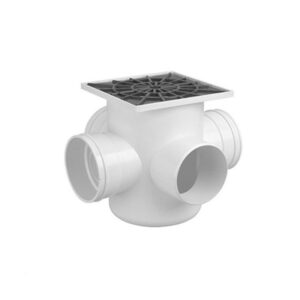 PILETA PATIO PVC 3 ENTRADAS 20 x 20 SIFONADA 3.2MM