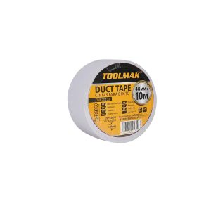 CINTA DUCT TAPE BLANCA 48 MM x 10 MT TOOLMAK