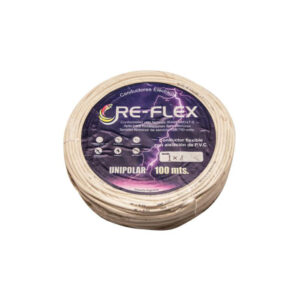 CABLE UNIPOLAR 1 x 1.5 REFLEX BLANCO COBRE ECO