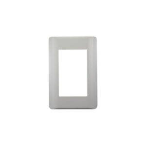 TAPA 3 MODULOS BASTIDOR 5 x 10 BLANCO RICHI QUANTU