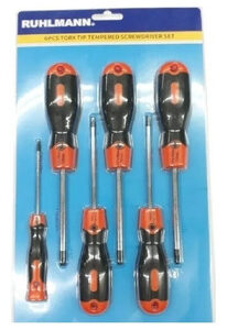 DESTORNILLADOR TORX 6 PZS T6 RUHLMANN