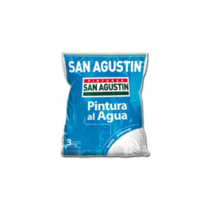 PINTURA AL AGUA BLANCO 3 KG SAN AGUSTIN
