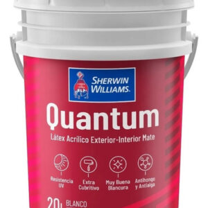 LATEX QUANTUM EXT-INT BLANCO M 20LT SHERWIN * * *
