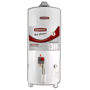 TERMOTANQUE PIE MULTIGAS 80 LT SHERMAN