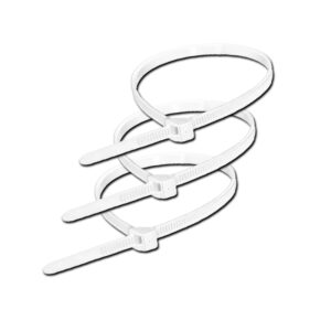 PRECINTOS 400MM x 7,6 MM BLANCO (100 UNIDADES)