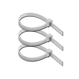 PRECINTOS 500MM x 4.8 MM GRIS (100 UNIDADES)