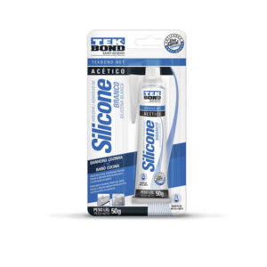 SILICONA ACETICA USO GENERAL 50 GR BLANCO TEK BOND