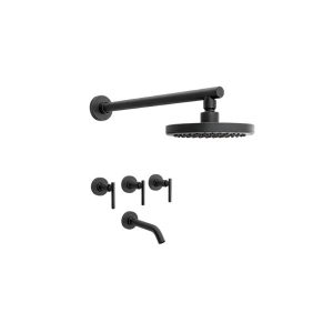 GRIFERIA DUCHA CIERRE CERAMICO SOHO BLACK LEVER