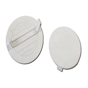 TAPA OCTAGONAL GRANDE PRESION PVC BLANCO