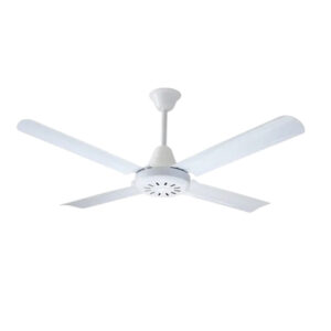 VENTILADOR TECHO METAL 4 PALETA BLANCO BENJAMIN
