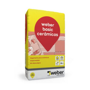 MEZCLA ADHES BASIC CERAMICOS 25 KG WEBER