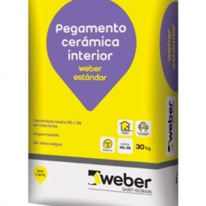 MEZCLA ADHES WEBER ESTANDAR CERAMICOS 25 KG
