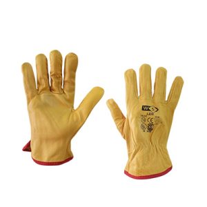 GUANTE VAQUETA MEDIO PASEO AMARILLO T.10