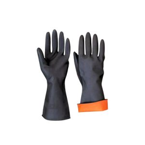 GUANTE LATEX INDUSTRIAL 80 GR NEGRO T.10