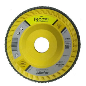 DISCO FLAP 115MM P/VIDRIO CARB SILIC GRANO 80 PEG